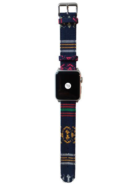 Nyloon Fiji Custom Band for Apple Watch. Nylon Cloth Non Leather Vegan. 38mm 40mm 42mm 44mm. Wristband Strap